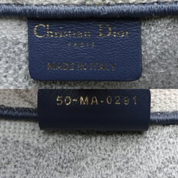 Christian Dior Book Tote Handbag Jacquard White - Picture 7 of 9